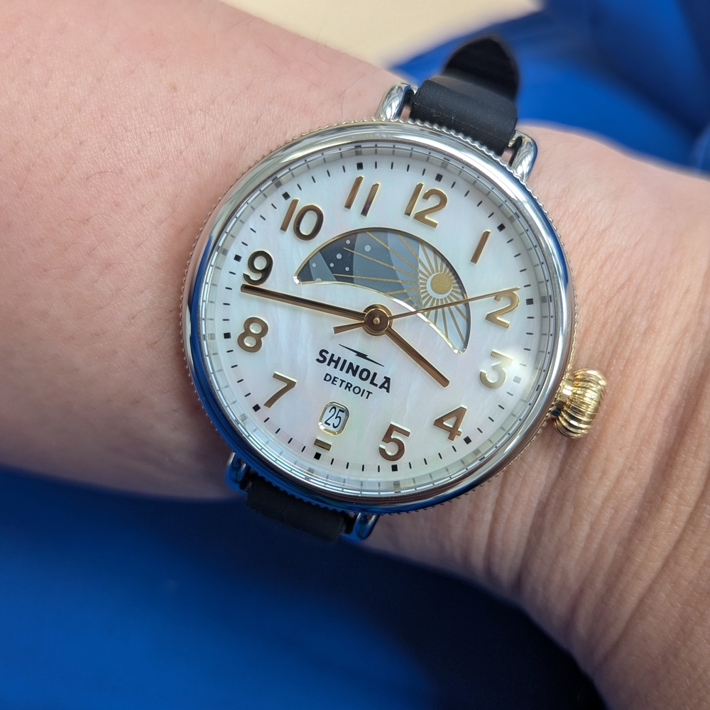 Shinola Birdy Day/Night 38 mm Watch